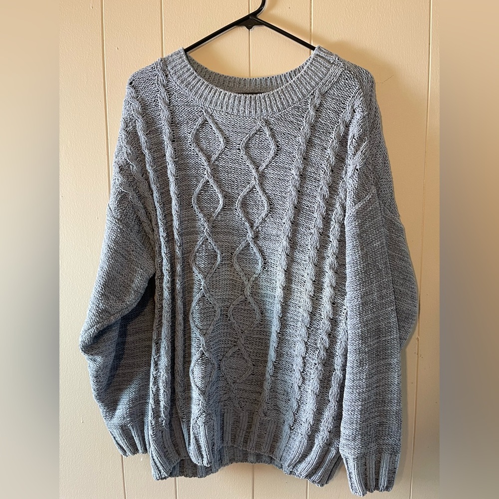 Blue Knit Sweater